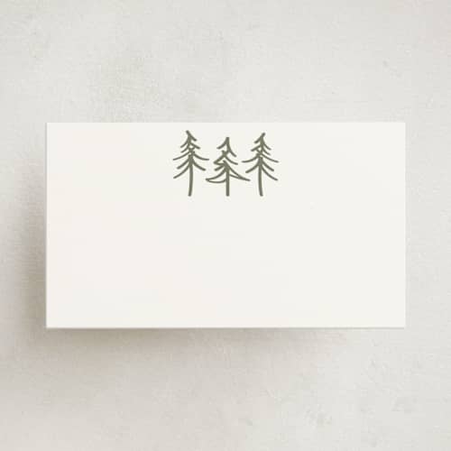 This is a ponderosa small cards with standard by Townsend Majors called three pines printing on signature in 4.25x5.5