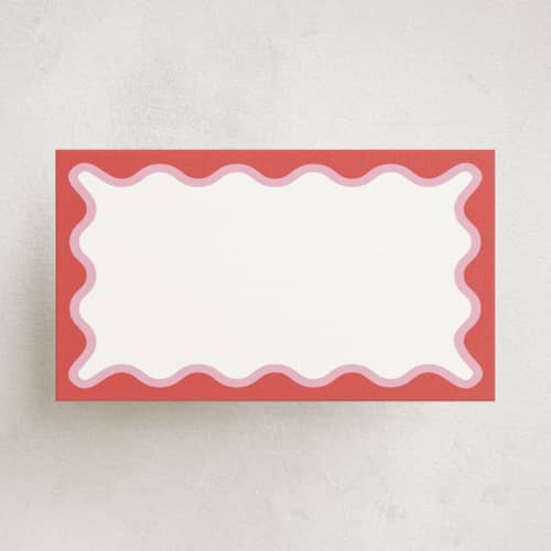 This is a watermelon small cards with standard by Ro Pacifico called wavy frame fun printing on signature in 4.25x5.5
