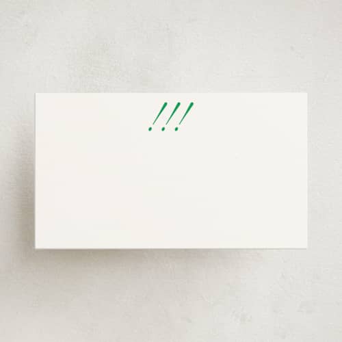 This is a shamrock small cards with standard by Morgan Kendall called vintage hotel printing on signature in 4.25x5.5