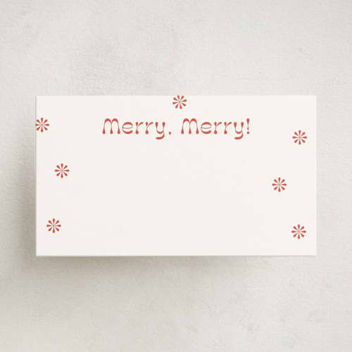 This is a candy cane small cards with standard by Megan Davis called peppermint printing on signature in 4.25x5.5