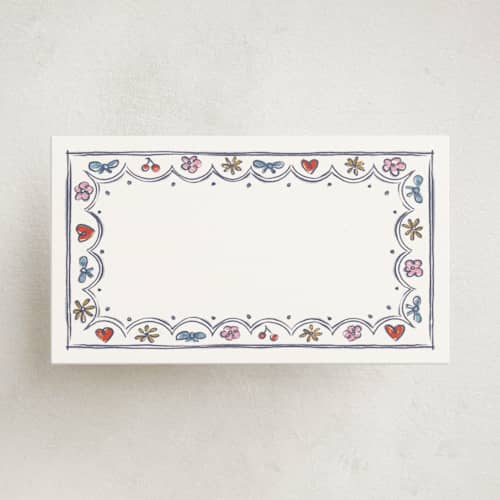 This is a sky small cards with standard by Pati Cascino called little icons printing on signature in 4.25x5.5