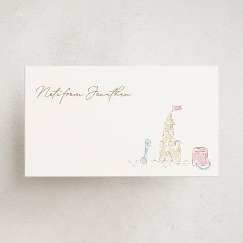 This is a icing small cards with standard by samovilka called babycastle printing on signature in 4.25x5.5