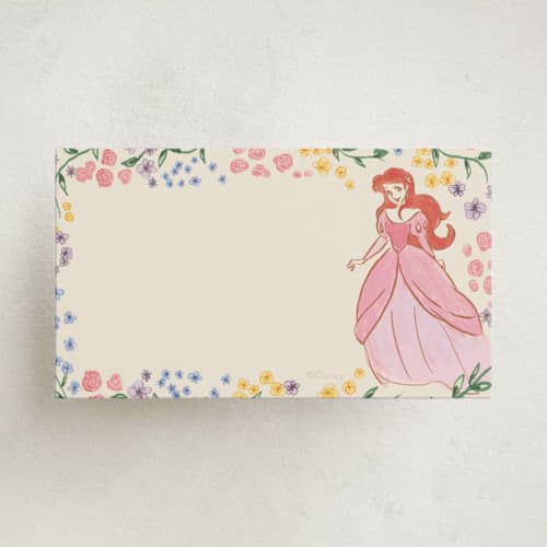 This is a buttercream small cards with standard by Cass Loh called princess garden party printing on signature in 4.25x5.5