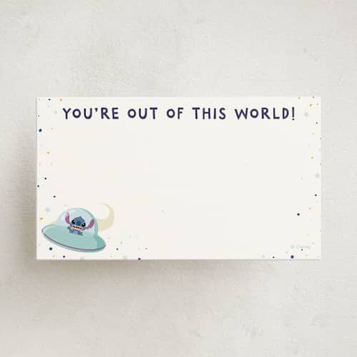 This is a sky small cards with standard by Sherley Ferreira called out of this world printing on signature in 4.25x5.5
