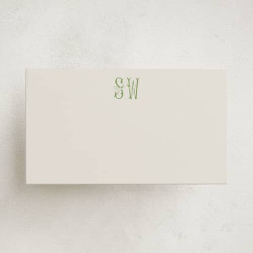 This is a spring small cards with standard by Alize Cetintas Kure called blooming letters printing on signature in 4.25x5.5