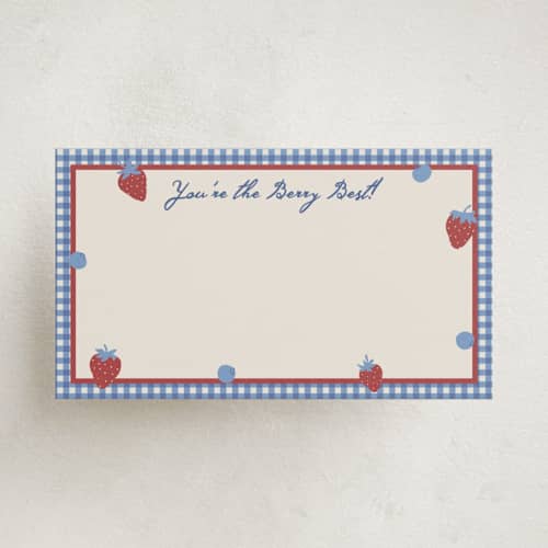 This is a barn small cards with standard by Kelly Watkins called so berry sweet printing on signature in 4.25x5.5
