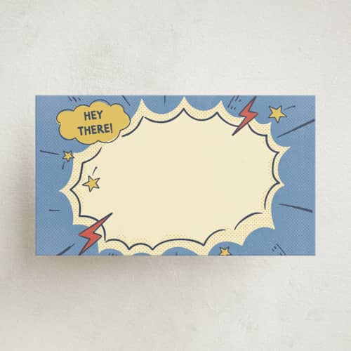 This is a comic pop small cards with standard by Vera Lim called pop art printing on signature in 4.25x5.5