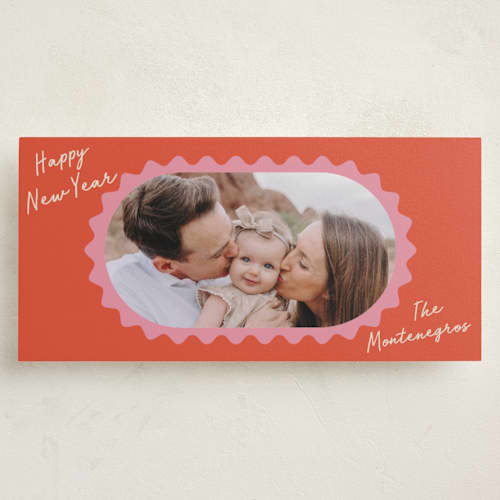 This is a peppermint holiday photo cards with standard by Pati Cascino called avery printing on recycled smooth signature in tall