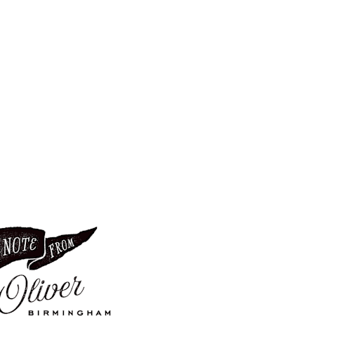 This is a licorice kids thank you cards notes with standard by Oscar and Emma - Karly Depew called vintage pennant printing on signature in standard