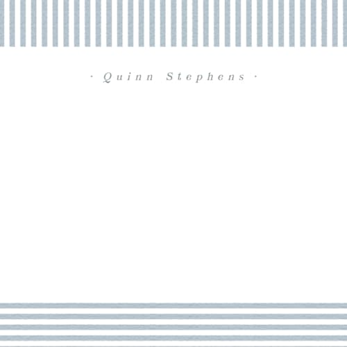 This is a water kids thank you cards notes with standard by Lea Delaveris called spring striped printing on signature in standard