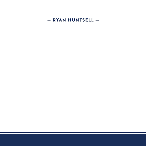 This is a navy kids thank you cards notes with standard by Ann Gardner called preppy stripe printing on signature in standard