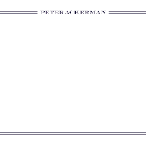 This is a darknight blue personalized stationery thank you cards with standard by The Social Type called gentleman printing on signature in 4.25x5.5