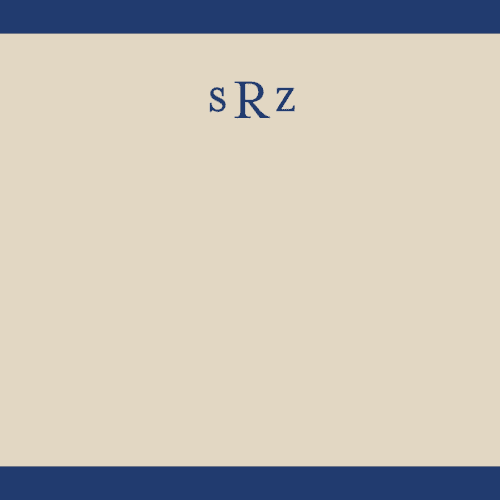This is a navy personalized stationery thank you cards with standard by Ani Somi called theodore printing on signature in 4.25x5.5