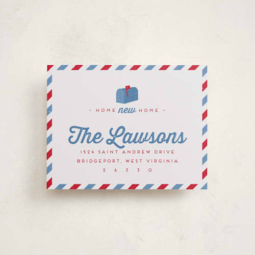 This is a berry moving announcements with standard by Lea Delaveris called mail time printing on signature in standard