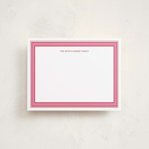 This is a gumdrop personalized stationery thank you cards with standard by Alston Foster called colorful wishes printing on signature in 4.25x5.5