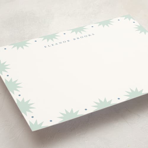 This is a ocean personalized stationery thank you cards with standard by Alston Foster called daydreaming printing on signature in 5x7