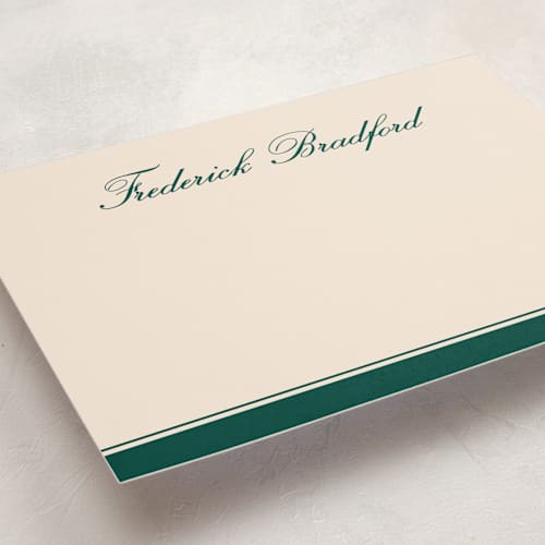 This is a peacock personalized stationery thank you cards with standard by chocomocacino called tokoroten printing on signature in 5x7