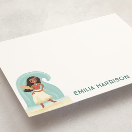 This is a shell personalized stationery thank you cards with standard by Itsy Belle Studio called make way, make way printing on signature in 5x7