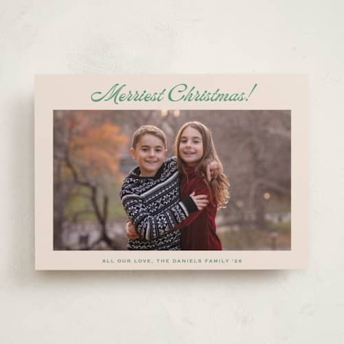 This is a lime photo christmas cards with standard by Carolyn MacLaren called having fun printing on recycled smooth signature in standard