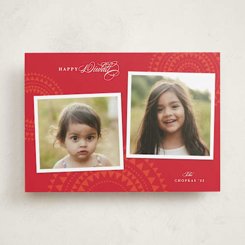 This is a hot diwali cards with standard by Creo Study called abstract rangoli printing on recycled smooth signature in standard