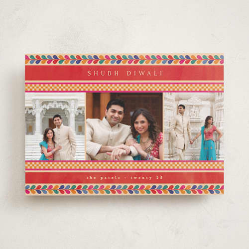 This is a tamatar diwali cards with standard by Creo Study called kutchi printing on recycled smooth signature in standard