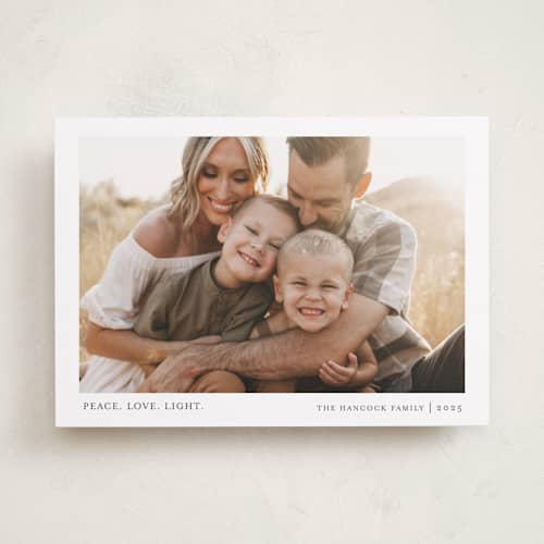 This is a blueberry pie hanukkah cards with standard by That Girl Press called tiny blessings printing on recycled smooth signature in standard