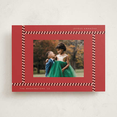 This is a energy kwanzaa cards with standard by letterfix called marching printing on recycled smooth signature in standard