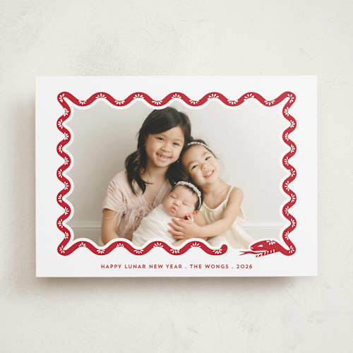 This is a bayberry chinese new year cards with standard by Gwen Bedat called tsim sha tsui printing on recycled smooth signature in standard