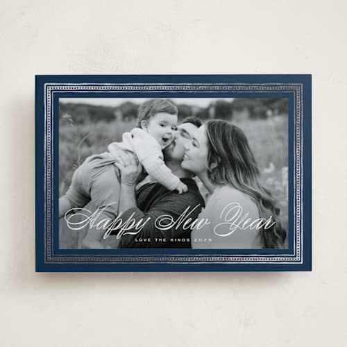 This is a royalty met with foil pressed by Design Lotus called magi printing on recycled smooth signature in standard