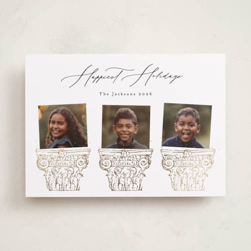 This is a snow met with foil pressed by Phrosné Barwood called display printing on recycled smooth signature in standard