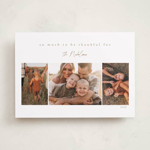 This is a honey thanksgiving cards invitations with standard by Jessica Williams called minimale printing on recycled smooth signature in standard