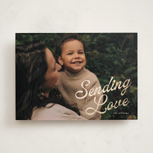 This is a petal foil stamped valentine cards with foil pressed by Vera Lim called on the side printing on recycled smooth signature in standard