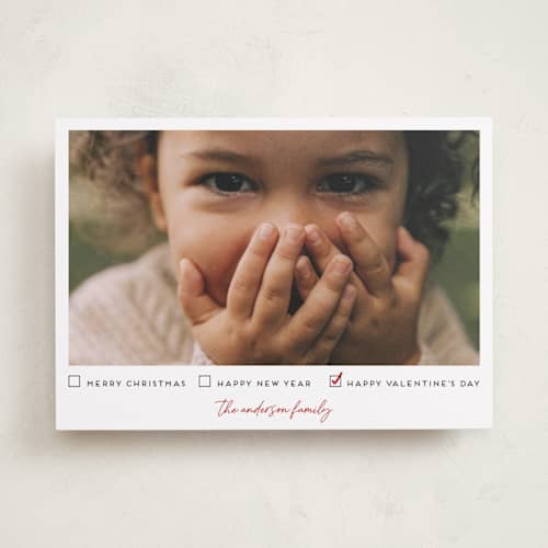 This is a sugar valentines day with standard by Ilene Guy called check list printing on recycled smooth signature in standard