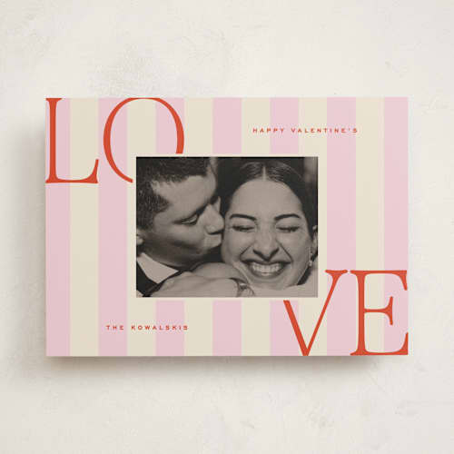This is a bubblegum valentines day with standard by Ellen Schlegelmilch called l o v e printing on recycled smooth signature in standard