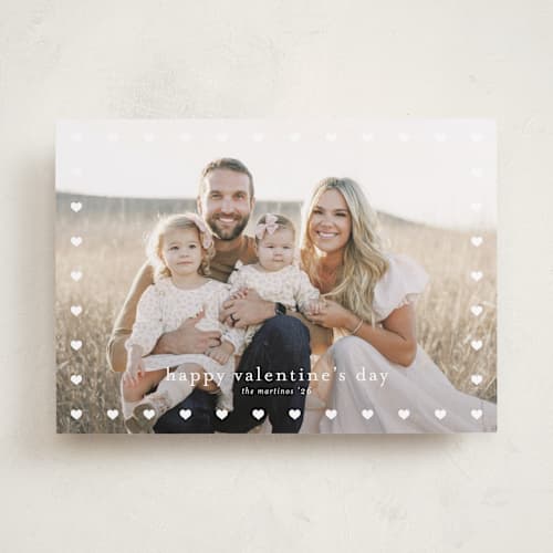 This is a lily valentines day with standard by Stacey Meacham called mini hearts frame printing on recycled smooth signature in standard