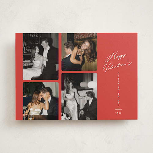 This is a rouge élitaire valentines day with standard by Ana de Sousa called modern quartet printing on recycled smooth signature in standard