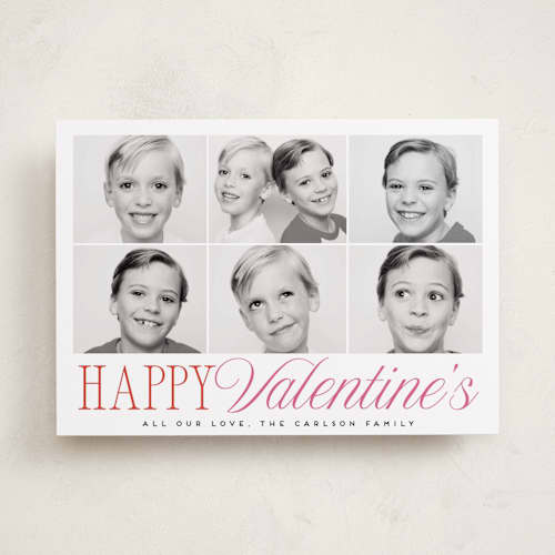 This is a flour valentines day with standard by Maria Alou called happy tiles printing on recycled smooth signature in standard