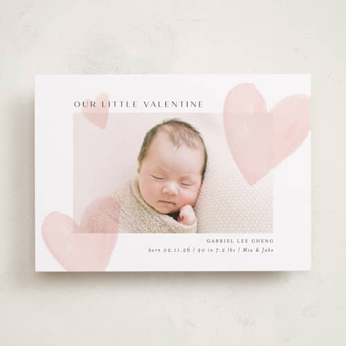 This is a petal valentines day with standard by Iveta Angelova called sheer love hearts printing on recycled smooth signature in standard