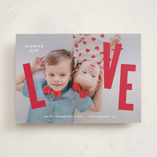 This is a ruby valentines day with standard by Lauren Chism called this printing on recycled smooth signature in standard