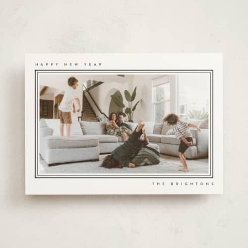 This is a snow man photo mount holiday cards with standard by Adelyn T. called airy printing on recycled in photo_mount