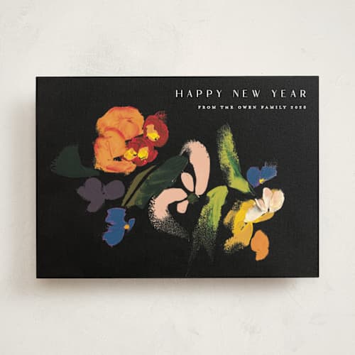 This is a noir met with standard by Caryn Owen called abstract floral printing on signature in standard