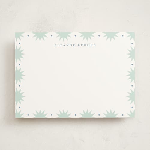 This is a ocean personalized stationery thank you cards with standard by Alston Foster called daydreaming printing on signature in 5x7