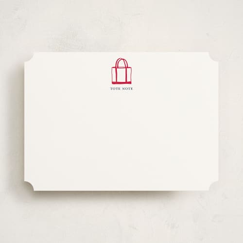 This is a lobster personalized stationery thank you cards with standard by Erika Firm called boat tote printing on signature in 5x7