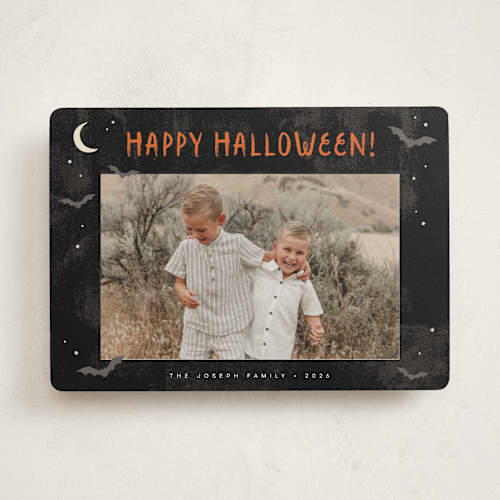 This is a raven halloween party invitations cards with standard by Emily Sabol Goss called halloween fun printing on recycled smooth signature in standard