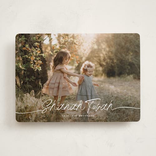 This is a mist rosh hashanah cards with standard by Leia Matt called faubourg printing on recycled smooth signature in standard