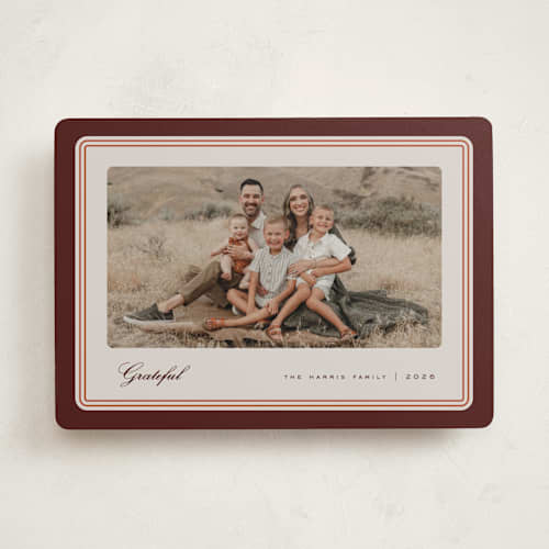 This is a pumpkin thanksgiving cards invitations with standard by Erin L. Wilson called wheaton printing on recycled smooth signature in standard