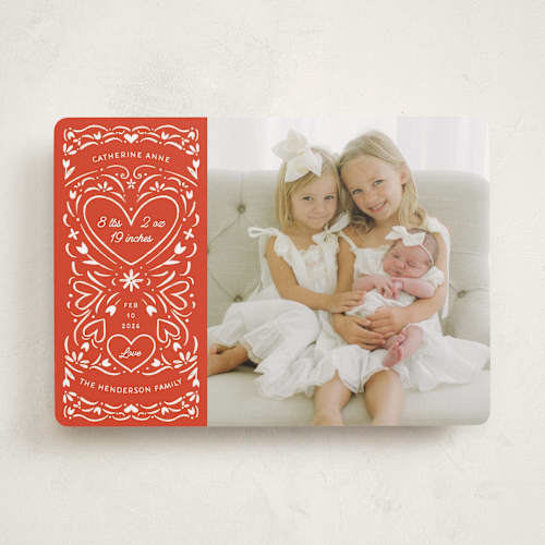 This is a ruby valentines day with standard by Becky Nimoy called hearts printing on recycled smooth signature in standard
