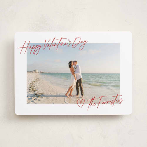 This is a cherry valentines day with standard by Ekko Studio called postal printing on recycled smooth signature in standard