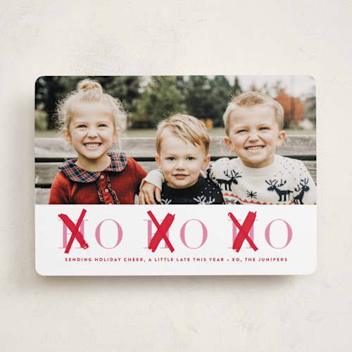 This is a scarlet valentines day with standard by Lori Wemple called hohoxo printing on recycled smooth signature in standard