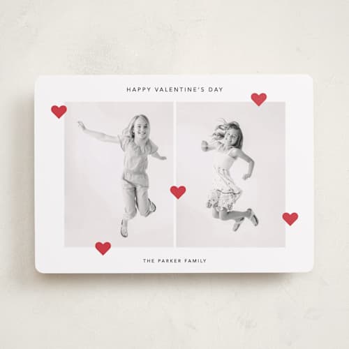 This is a cherry valentines day with standard by Eric Ransom called air hearts printing on recycled smooth signature in standard